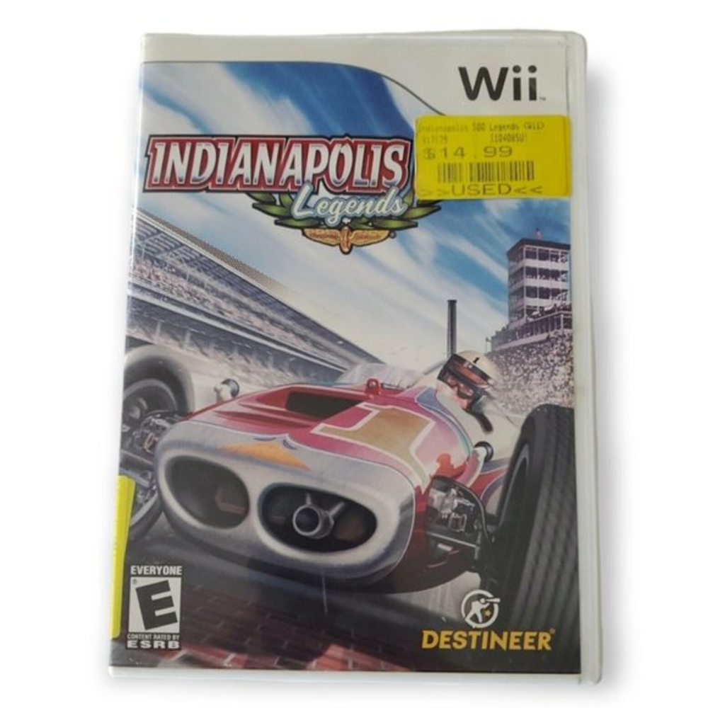 Indianapolis 500 Legends - Nintendo  Wii‎ Game